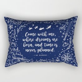Where dreams are born Rectangular Pillow
