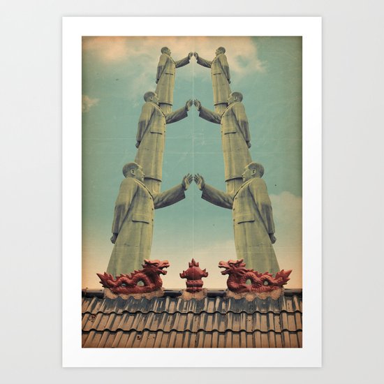 u n o d i f r o n t e a l l ' a l t r o Art Print