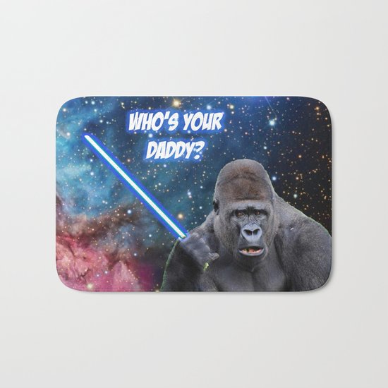 gorilla is your father Bath Mat