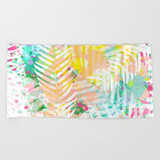 Tropical Juice Beach Towel