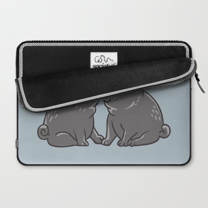 Pug laptop case shop