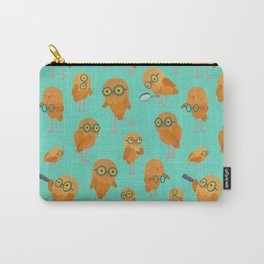 Who? (Teal) Carry-All Pouch