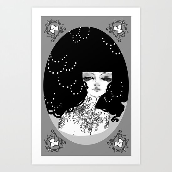WHITEOUT - 'Oh So Melochromatic' Art Print