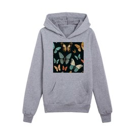 Butterfly Pattern (Style 2) Kids Pullover Hoodies