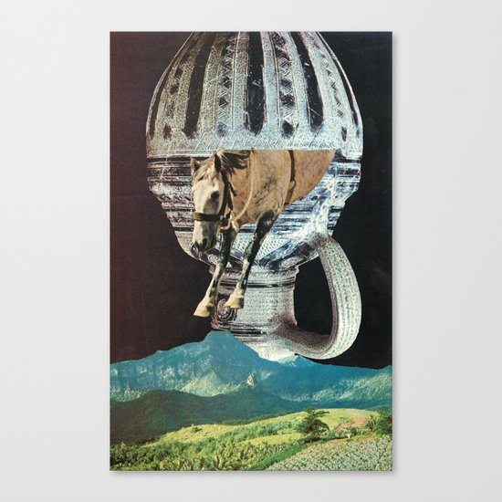 the great leap forward Canvas Print