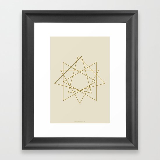 Geometric No.1 Framed Art Print