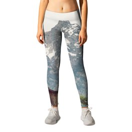 Grand Teton National Park Adventure Barn II - Landscape Photography Leggings | Pattern, Painting, Landscape, National, Graphicdesign, Mountains, Vintage, Yellowstone, Photo, Abstract 