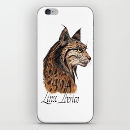 Iberian Lynx Profile iPhone Skin