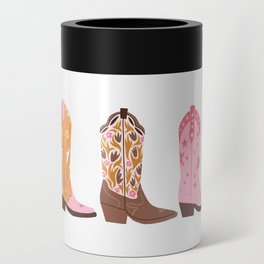 Pink Cowboy Boots  Can Cooler