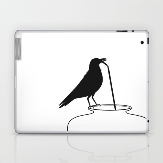 Thirsty crow Laptop & iPad Skin