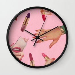 Lip Service Wall Clock