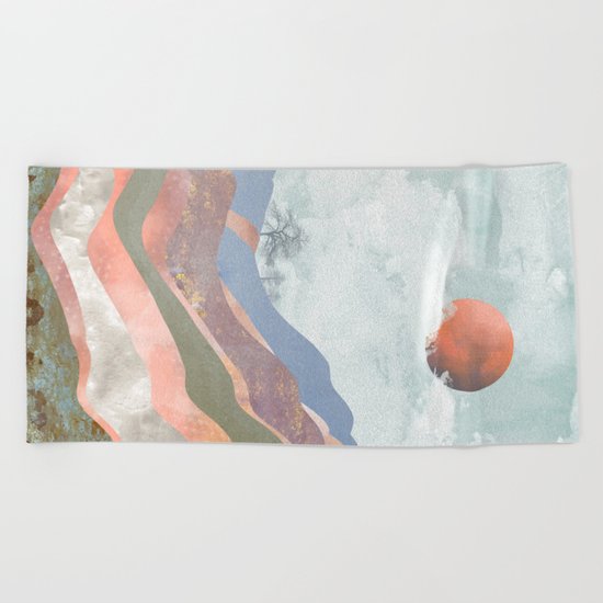 Journey to the Clouds Beach Towel