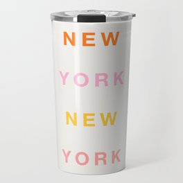 New York New York Travel Mug