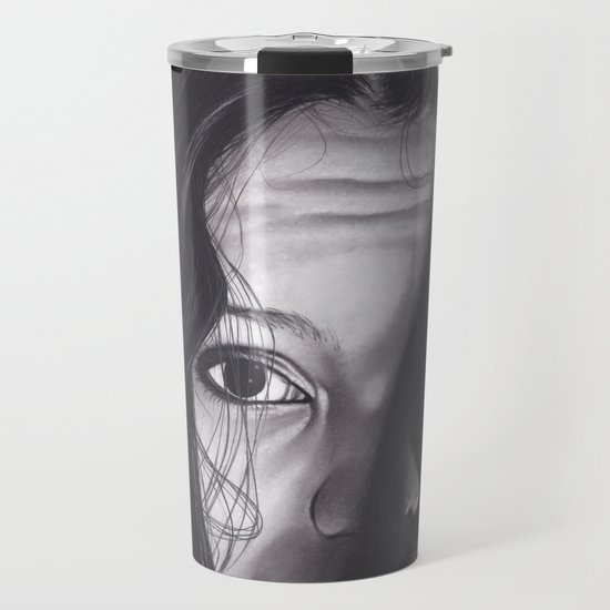 Realism Charcoal Drawing Of Woman From Honduras Travel Mug By Brittnideweese Society6 This lesson, by phil davies, is from the sketching on toned paper course. society6