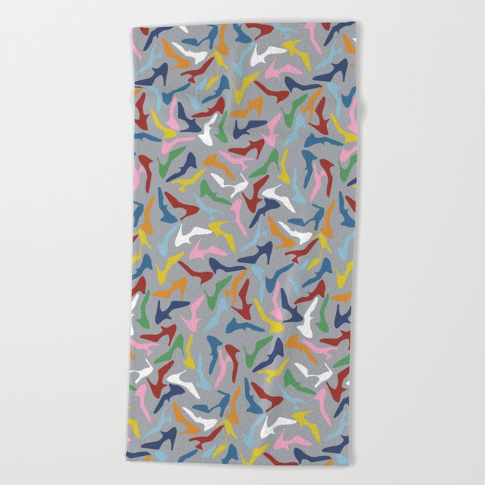 Shoes Zoom Grey Beach Towel