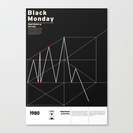 Black Monday Canvas Print