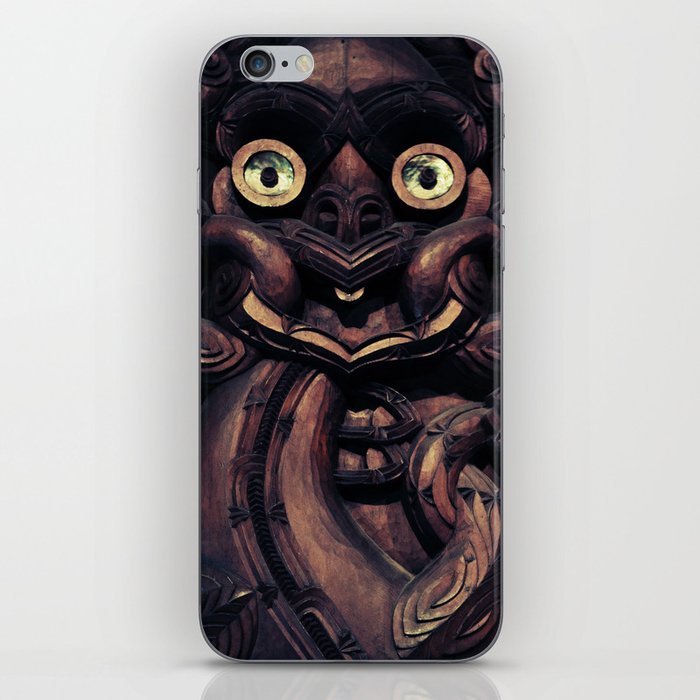 NEW ZEALAND CARVING iPhone Skin
