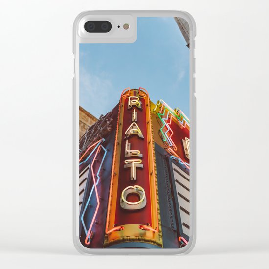 Los Angeles Rialto Theatre Clear iPhone Case