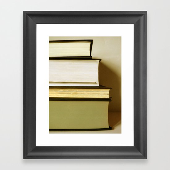 Books Framed Art Print