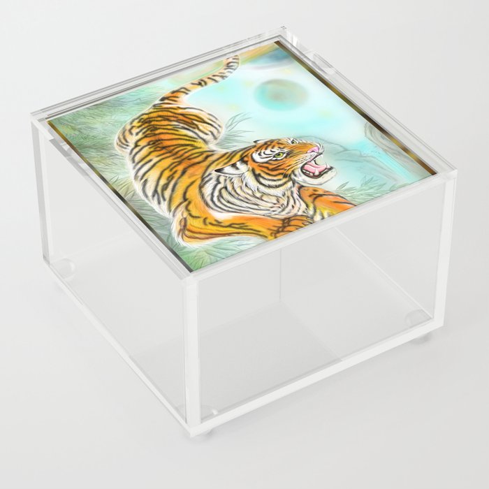 Oriental Tiger Acrylic Box