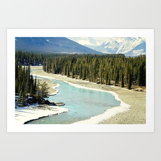 On the road again Art Print