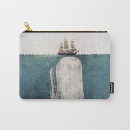 The White Whale Carry-All Pouch | Tallship, Thefanbrothers, Mobydick, Ocean, Blue, Terryfan, Sea, Vintage, Painting, Fanbrothers 