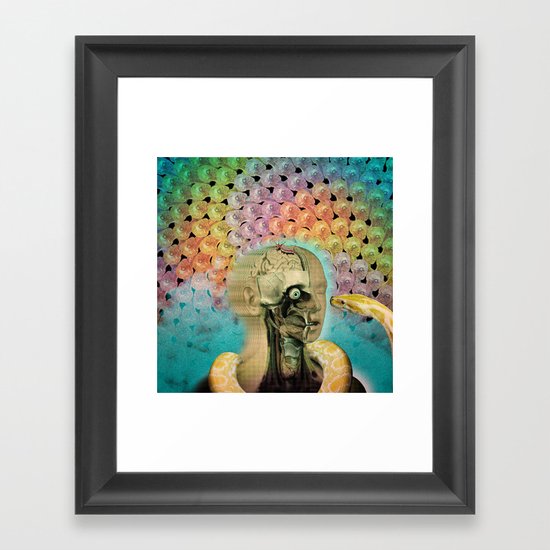 Solar Gambling Framed Art Print