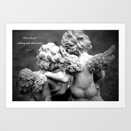 Soul Mates Home Art Print