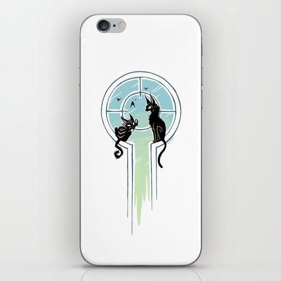 Window Cats iPhone & iPod Skin