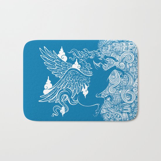 The Last Day of Pegasus Bath Mat