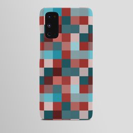 Geometric pattern with colorful squares Android Case