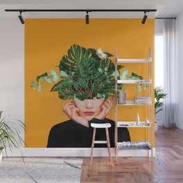 Lady Flowers || Wall Mural