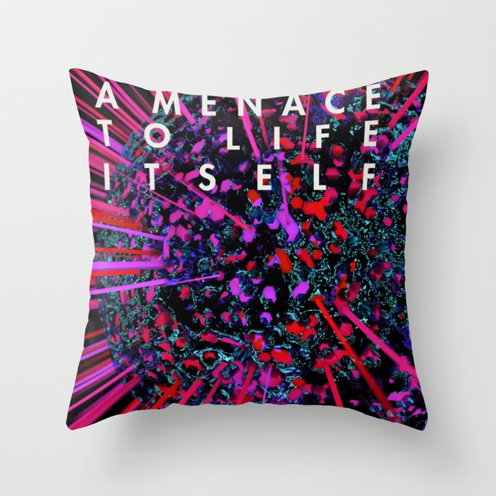 The planet is a supernova Throw Pillow