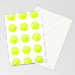 Tennis ball pattern Stationery Cards
