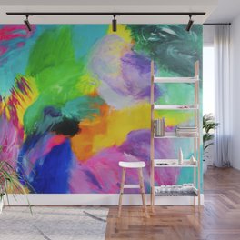 Bright, bold and colourful abstract Wall Mural