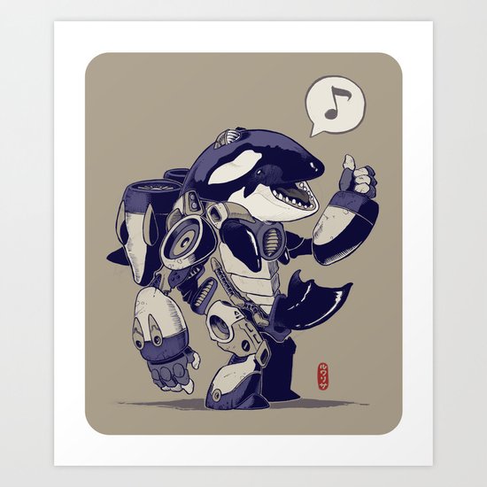 CybOrca Art Print
