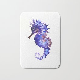 Seahorse Bath Mat | Ink, Seahorseart, Ocean, Seaworld, Seaanimals, Seahorse, Painting, Seahorseprint, Illustration, Vintage 