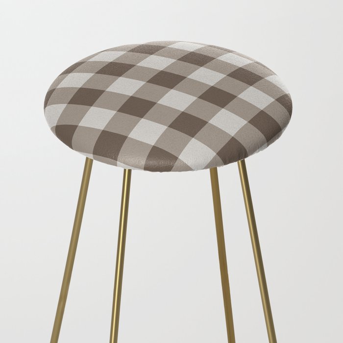 Buffalo check counter shop stools
