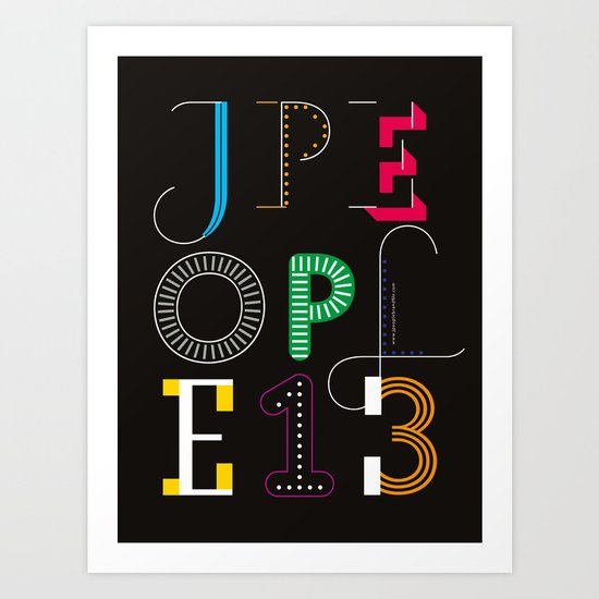 Jpeople Magazine 13 Art Print