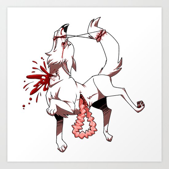 No Guts, No Glory Art Print