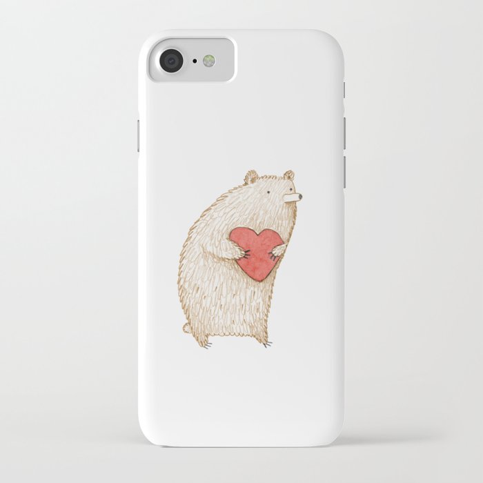 Bear with Heart iPhone Case