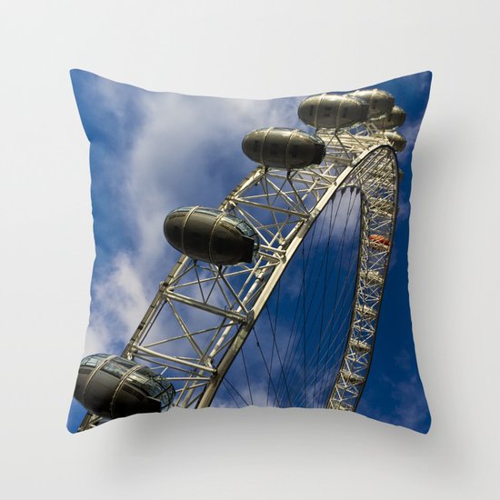 London Eye Throw Pillow
