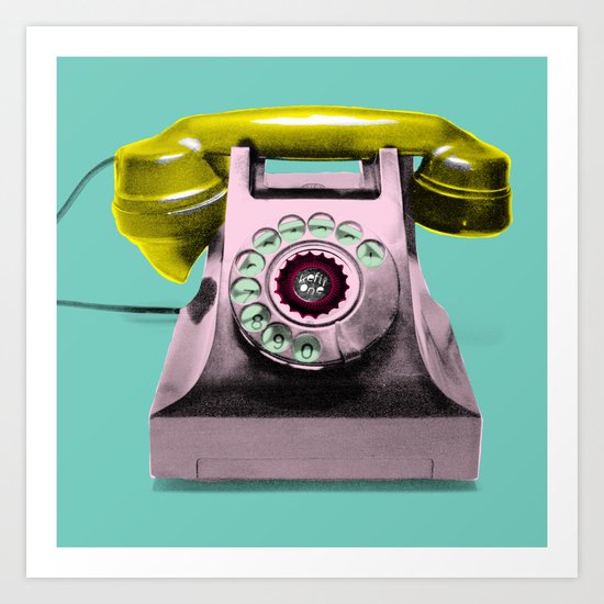 Call Marylin Art Print