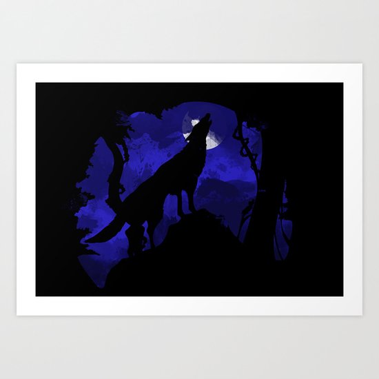 Wolf Art Print
