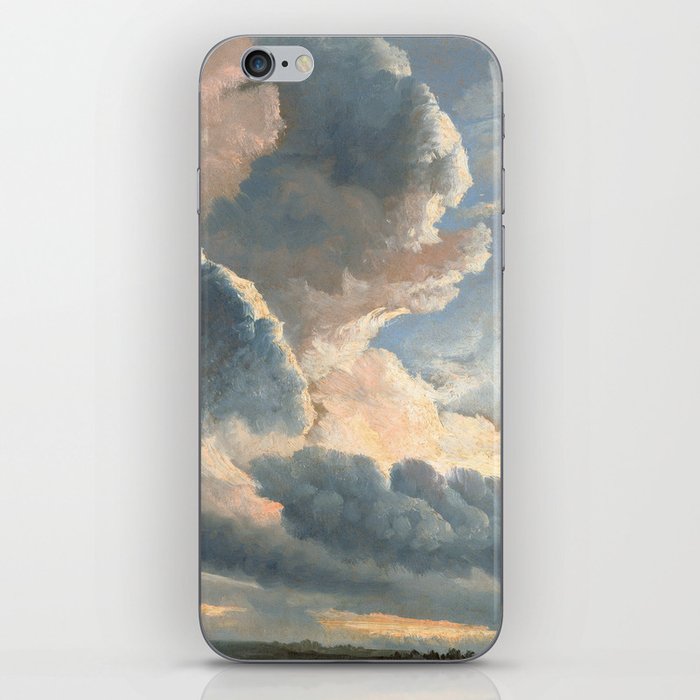 Study of Clouds with a Sunset Near Rome  iPhone Skin