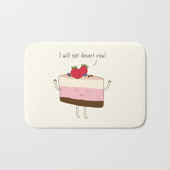 The reason why we love desserts... Bath Mat