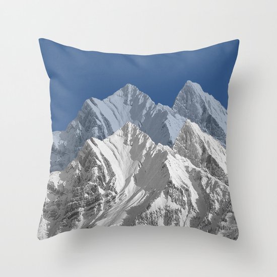 Mountains Throw Pillow