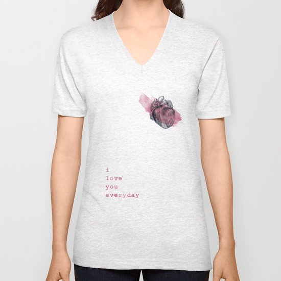 i_love_you_everyday Unisex V-Neck