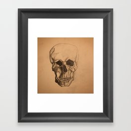 The Form - Skull Framed Art Print