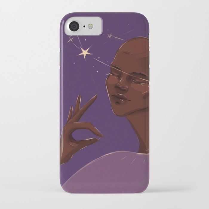 Afro femini and astrology time iPhone Case